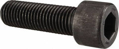 Value Collection - 9/16-18 UNF Hex Socket Drive, Socket Cap Screw - Alloy Steel, Black Oxide Finish, Fully Threaded, 1-1/2" Length Under Head - USA Tool & Supply