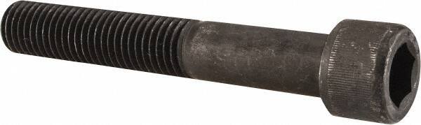 Value Collection - 3/4-10 UNC Hex Socket Drive, Socket Cap Screw - Alloy Steel, Black Oxide Finish, Partially Threaded, 4-3/4" Length Under Head - USA Tool & Supply