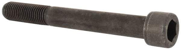 Value Collection - 7/8-9 UNC Hex Socket Drive, Socket Cap Screw - Alloy Steel, Black Oxide Finish, Partially Threaded, 7-1/2" Length Under Head - USA Tool & Supply