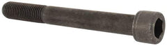 Value Collection - 7/8-9 UNC Hex Socket Drive, Socket Cap Screw - Alloy Steel, Black Oxide Finish, Partially Threaded, 7-1/2" Length Under Head - USA Tool & Supply
