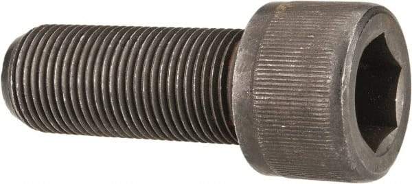 Value Collection - 7/8-14 UNF Hex Socket Drive, Socket Cap Screw - Alloy Steel, Black Oxide Finish, Fully Threaded, 2-1/4" Length Under Head - USA Tool & Supply