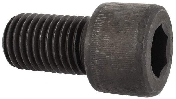 Value Collection - 1-8 UNC Hex Socket Drive, Socket Cap Screw - Alloy Steel, Black Oxide Finish, Fully Threaded, 1-3/4" Length Under Head - USA Tool & Supply