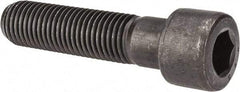 Value Collection - 1-8 UNC Hex Socket Drive, Socket Cap Screw - Alloy Steel, Black Oxide Finish, Partially Threaded, 4-1/4" Length Under Head - USA Tool & Supply