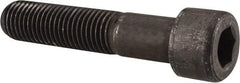 Value Collection - 1-8 UNC Hex Socket Drive, Socket Cap Screw - Alloy Steel, Black Oxide Finish, Partially Threaded, 4-3/4" Length Under Head - USA Tool & Supply