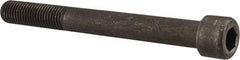 Value Collection - 1-8 UNC Hex Socket Drive, Socket Cap Screw - Alloy Steel, Black Oxide Finish, Partially Threaded, 9" Length Under Head - USA Tool & Supply
