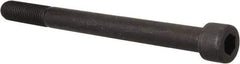 Value Collection - 1-8 UNC Hex Socket Drive, Socket Cap Screw - Alloy Steel, Black Oxide Finish, Partially Threaded, 12" Length Under Head - USA Tool & Supply