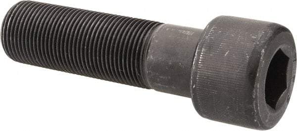 Value Collection - 1-14 UNF Hex Socket Drive, Socket Cap Screw - Alloy Steel, Black Oxide Finish, Partially Threaded, 3-1/2" Length Under Head - USA Tool & Supply