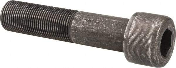 Value Collection - 1-14 UNF Hex Socket Drive, Socket Cap Screw - Alloy Steel, Black Oxide Finish, Partially Threaded, 4-1/2" Length Under Head - USA Tool & Supply