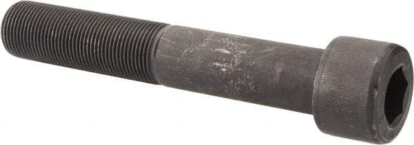 Value Collection - 1-14 UNF Hex Socket Drive, Socket Cap Screw - Alloy Steel, Black Oxide Finish, Partially Threaded, 6" Length Under Head - USA Tool & Supply