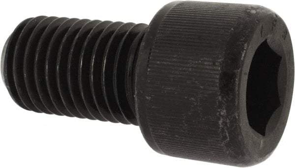 Value Collection - 1-1/8 - 7 UNC Hex Socket Drive, Socket Cap Screw - Alloy Steel, Black Oxide Finish, Fully Threaded, 2" Length Under Head - USA Tool & Supply