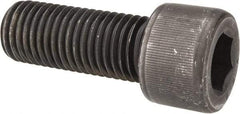 Value Collection - 1-1/8 - 7 UNC Hex Socket Drive, Socket Cap Screw - Alloy Steel, Black Oxide Finish, Fully Threaded, 3" Length Under Head - USA Tool & Supply