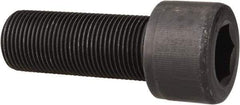 Value Collection - 1-1/8 - 12 UNF Hex Socket Drive, Socket Cap Screw - Alloy Steel, Black Oxide Finish, Fully Threaded, 3" Length Under Head - USA Tool & Supply