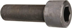 Value Collection - 1-1/8 - 12 UNF Hex Socket Drive, Socket Cap Screw - Alloy Steel, Black Oxide Finish, Fully Threaded, 3-1/2" Length Under Head - USA Tool & Supply