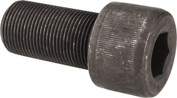 Value Collection - 1-1/4 - 12 UNF Hex Socket Drive, Socket Cap Screw - Alloy Steel, Black Oxide Finish, Fully Threaded, 2-1/2" Length Under Head - USA Tool & Supply
