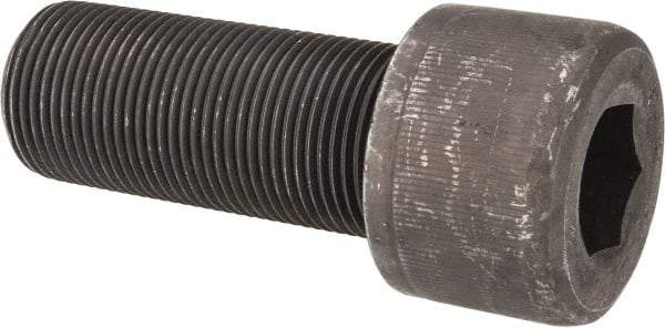 Value Collection - 1-1/4 - 12 UNF Hex Socket Drive, Socket Cap Screw - Alloy Steel, Black Oxide Finish, Fully Threaded, 3" Length Under Head - USA Tool & Supply