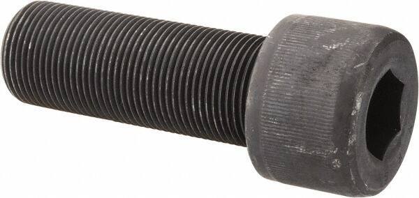 Value Collection - 1-1/4 - 12 UNF Hex Socket Drive, Socket Cap Screw - Alloy Steel, Black Oxide Finish, Fully Threaded, 3-1/2" Length Under Head - USA Tool & Supply