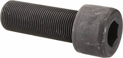 Value Collection - 1-1/4 - 12 UNF Hex Socket Drive, Socket Cap Screw - Alloy Steel, Black Oxide Finish, Fully Threaded, 3-1/2" Length Under Head - USA Tool & Supply