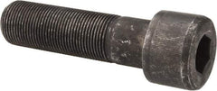 Value Collection - 1-1/4 - 12 UNF Hex Socket Drive, Socket Cap Screw - Alloy Steel, Black Oxide Finish, Partially Threaded, 4-1/2" Length Under Head - USA Tool & Supply