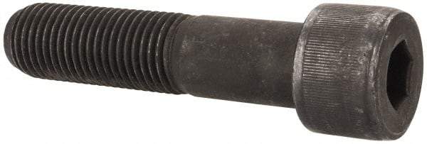 Value Collection - 1-1/2 - 6 UNC Hex Socket Drive, Socket Cap Screw - Alloy Steel, Black Oxide Finish, Partially Threaded, 6-1/2" Length Under Head - USA Tool & Supply
