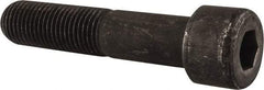 Value Collection - 1-1/2 - 6 UNC Hex Socket Drive, Socket Cap Screw - Alloy Steel, Black Oxide Finish, Partially Threaded, 7" Length Under Head - USA Tool & Supply