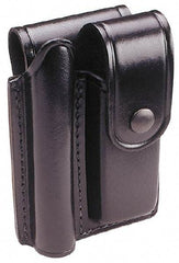 Mag-Lite - Leather Mini/Pocket Flashlight Belt Holster - Black, Compatible with Maglite AA Batteries - USA Tool & Supply