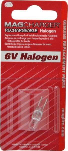 Mag-Lite - Halogen Bulb - Clear, Compatible With RE1019 Flashlights - USA Tool & Supply