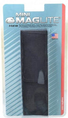 Mag-Lite - Nylon Mini/Pocket Flashlight Belt Holster - Black, Compatible with Maglite AA Batteries - USA Tool & Supply