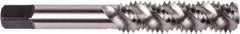 Union Butterfield - M6x1.00 Metric Coarse 3 Flute 6H Plug Spiral Flute Tap - High Speed Steel, Bright Finish, 2-1/2" OAL, Right Hand Flute, Right Hand Thread, D5, Series 1788M - Exact Industrial Supply