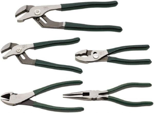 SK - 5 Piece Plier Set - Comes in Kit Roll - USA Tool & Supply