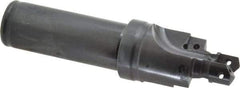 Allied Machine and Engineering - IS0 11926-1, SAE J1926-1/MS-16142 Standard, 9/16-18" Thread, 6 Tube Dash Number, 12° Porting Angle, 0.512" Pilot Diam, 3/4" Shank Diam, Indexable Spade Blade Insert Porting Tool - 2 Porting Inserts, 3.826" Overall Length - USA Tool & Supply