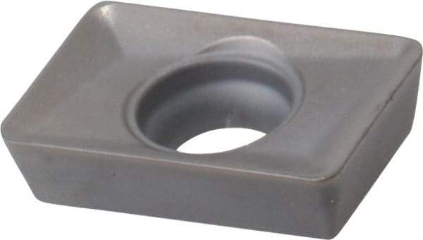 Kyocera - XPMT090208 Grade TN100M Cermet Milling Insert - Uncoated, 3/32" Thick, 1/4" Inscribed Circle, 1/32" Corner Radius - USA Tool & Supply