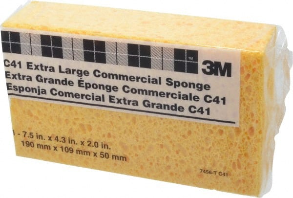 3M - 7-1/4" Long x 4-3/8" Wide x 2.06" Thick Cleansing Pad - USA Tool & Supply