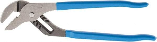 Channellock - 12" OAL, 2-1/4" Max Capacity, 7 Position Tongue & Groove Pliers - Standard Straight Jaws, Standard Head, Plastic Dipped Handles - USA Tool & Supply