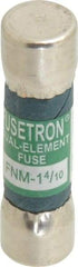 Cooper Bussmann - 250 VAC, 1.4 Amp, Time Delay General Purpose Fuse - Fuse Holder Mount, 1-1/2" OAL, 10 at 125 V kA Rating, 13/32" Diam - USA Tool & Supply