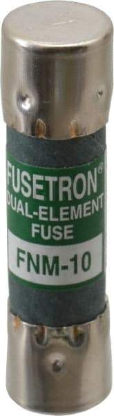 Cooper Bussmann - 250 VAC, 10 Amp, Time Delay General Purpose Fuse - Fuse Holder Mount, 1-1/2" OAL, 10 at 125 V kA Rating, 13/32" Diam - USA Tool & Supply