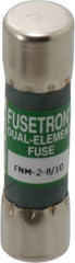 Cooper Bussmann - 250 VAC, 2.8 Amp, Time Delay General Purpose Fuse - Fuse Holder Mount, 1-1/2" OAL, 10 at 125 V kA Rating, 13/32" Diam - USA Tool & Supply