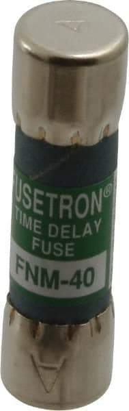 Cooper Bussmann - 250 VAC, 40 Amp, Time Delay General Purpose Fuse - Fuse Holder Mount, 1-1/2" OAL, 13/32" Diam - USA Tool & Supply