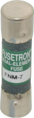 Cooper Bussmann - 250 VAC, 7 Amp, Time Delay General Purpose Fuse - Fuse Holder Mount, 1-1/2" OAL, 10 at 125 V kA Rating, 13/32" Diam - USA Tool & Supply