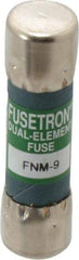 Cooper Bussmann - 250 VAC, 9 Amp, Time Delay General Purpose Fuse - Fuse Holder Mount, 1-1/2" OAL, 10 at 125 V kA Rating, 13/32" Diam - USA Tool & Supply