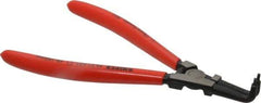 Knipex - External Retaining Ring Pliers - 8-1/2" OAL, Bent Nose - USA Tool & Supply