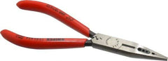 Knipex - 6-1/4" OAL, Electrician's Pliers - Standard Jaw, Standard Head - USA Tool & Supply