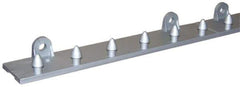 Aleco - 2Ft. Long Polymer Compound Boltless Dock Strip Door Mounting Hardware - For Use with Vinyl Strip Material Up to 12 Inches Wide - USA Tool & Supply