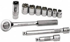 SK - 11 Piece 3/8" Drive Socket Set - USA Tool & Supply
