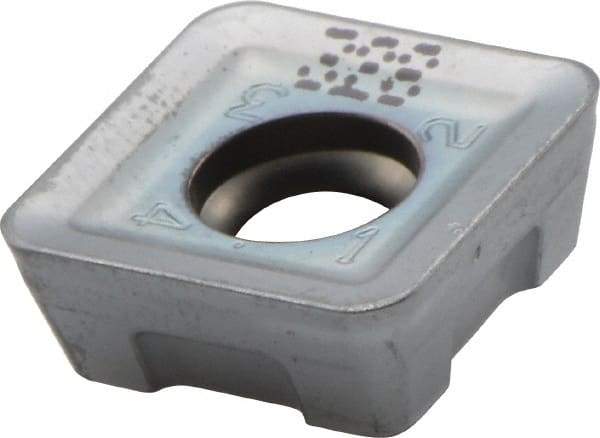 Iscar - QDMT120516 M Grade IC328 Carbide Milling Insert - TiCN Finish, 0.1969" Thick, 1.6mm Corner Radius - USA Tool & Supply