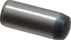 Metric Blue - 8mm Diam x 20mm Pin Length Alloy Steel Pull Out Dowel Pin - 1 Beveled & 1 Threaded End - USA Tool & Supply