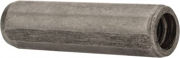 Metric Blue - 8mm Diam x 30mm Pin Length Alloy Steel Pull Out Dowel Pin - 1 Beveled & 1 Threaded End - USA Tool & Supply