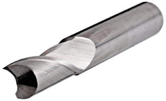 Kennametal - 0.472", 25mm LOC, 12mm Shank Diam, 75mm OAL, 1 Flute, Solid Carbide Square End Mill - Single End, Uncoated, Spiral Flute, 30° Helix, Centercutting, Right Hand Cut, Right Hand Flute, Series F1AA - USA Tool & Supply