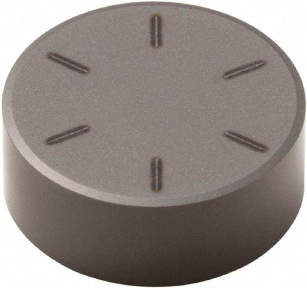 Seco - RNMN42 Grade CBN300 PCBN Turning Insert - Uncoated, Round, 1/2" Inscr Circle, 1/8" Thick - USA Tool & Supply