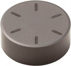 Seco - RNMN42 Grade CBN300 PCBN Turning Insert - Uncoated, Round, 1/2" Inscr Circle, 1/8" Thick - USA Tool & Supply