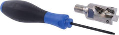 Seco - 1" Cut Diam, 0.433" Max Depth of Cut, 1.57" OAL, Indexable Square Shoulder End Mill - XO.X 1204 Inserts, M12 Modular Connection, 90° Lead Angle, Through Coolant, Series Super Turbo - USA Tool & Supply